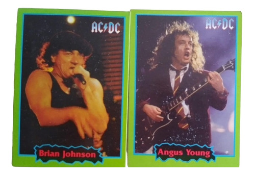 Cartas, Rock Cards, De Johnson Y Young, Banda Ac Dc