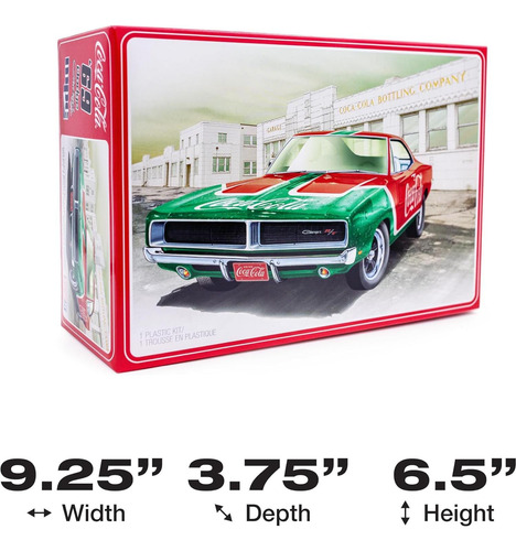 Maqueta Auto Mpc Dodge Charger Rt Coca Cola 1:25
