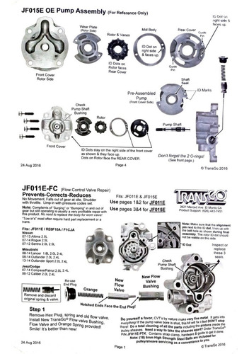 Shift Kit Transgo Valvula Jf011e Jf015e Jf016e Jf017e Cvt