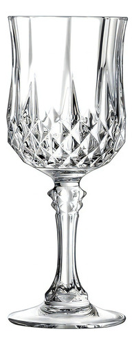 Longchamp Jogo 6 Taças Vinho 170ml Cristal Transparente