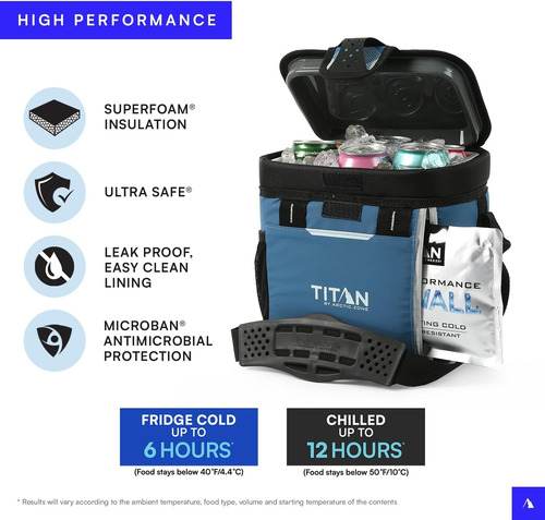 Hielera Para 12 Latas. Marca Titan.