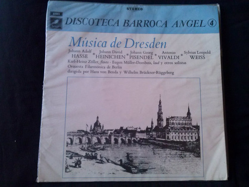 Lp Musica De Dresden Vivaldi Hasse Y Otros