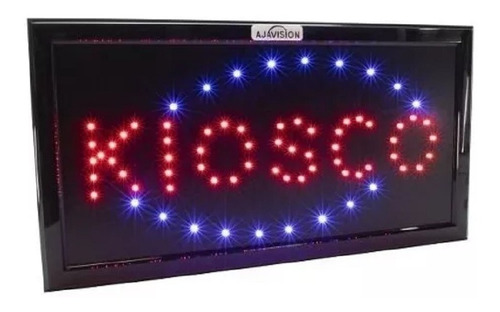 Cartel Led Luminoso Kiosco 48cmx25cm