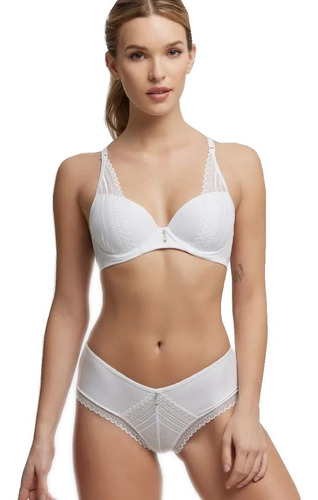 Soutien Taza Soft Microfibra Y Puntilla Selú 4361