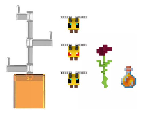 Abejas Minecraft Con Figuras Y Accesorios Gtp08