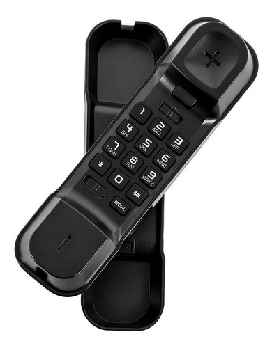 Teléfono Alcatel Alámbrico Negro T06-ex Original 