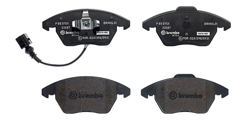 Balatas Brembo Xtra Volkswagen Jetta Iv 2.0; 11 A 16 Del