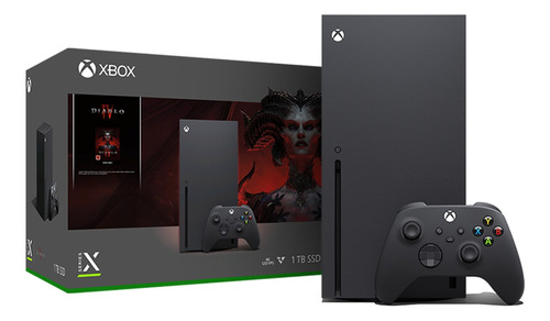 Consola Xbox Series X 1 Tb Bundle Diablo Iv Negro