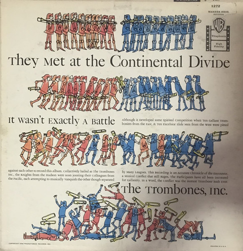 The Trombones Inc They Met At The Continental Divide (Usado)