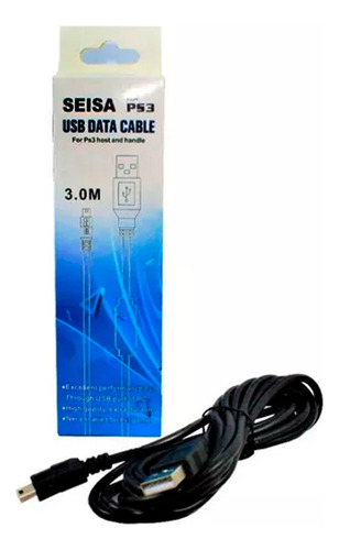 Cable Cargador Para Mando De Ps3 Play 3 De 3 Metros