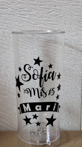 Vasos Luminosos Multicolor Personalizados X100 U Vasos Led