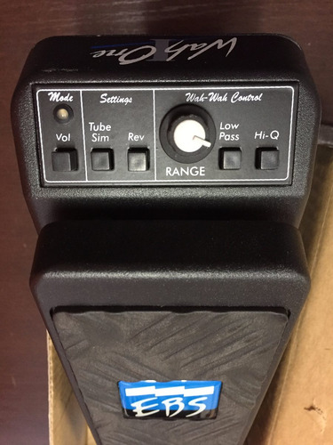 Pedal Ebs Wahone Bass Wah Ebswah - Não Inclui Fonte.