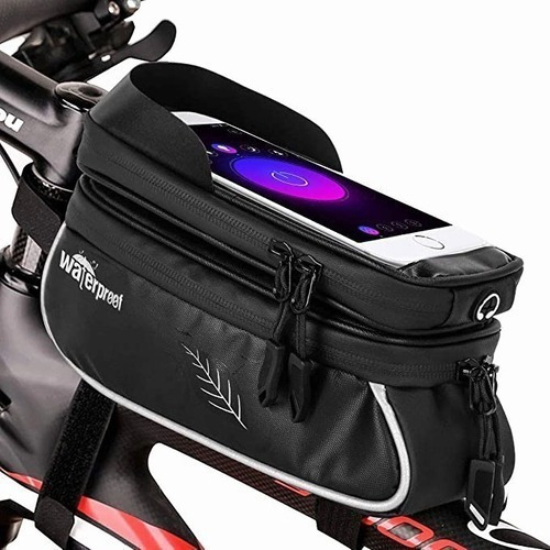 Bolsa Para Bicicleta Con Caja De Pantalla Táctil Impermeable