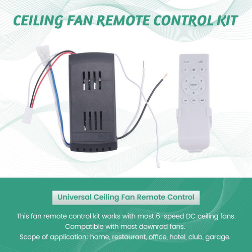 . Kit De Controle Remoto Universal Para Ventilador De Teto,