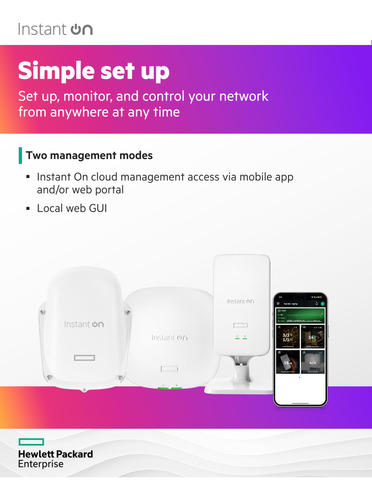 Punto De Acceso Hpe Networking Instant On Ap15 4x4 Wifi 5