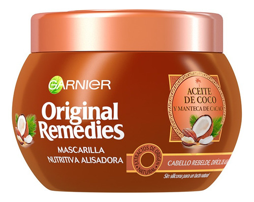 Crema De Tratamiento Coco Cacao 300 Ml Original Remedis