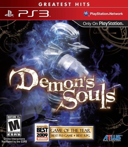 Jogo Demons Souls Playstation 3 Ps3 Goty Game Frete Grátis