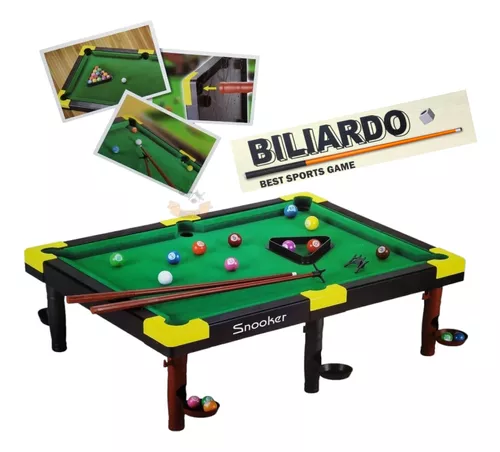 Mini Mesa De Bilhar Sinuca infantil com taco bilhar Snooker