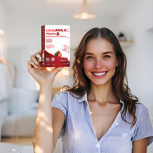 3x Vitamina B12 Metilcobalamina Comprimido Mastigável 9,9mcg