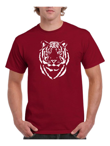 Polera Hombre Estampado Tigre