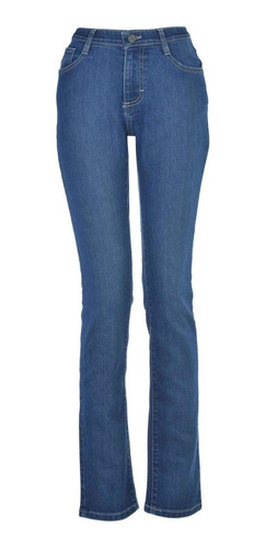 Imagen 2 de 7 de Pantalon Jeans Vaquero Wrangler Mujer Cintura Alta Ro43