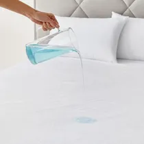 Comprar Funda Cubre Colchón Impermeable Antiácaros 1 Plaza Algodón  1 Plaza