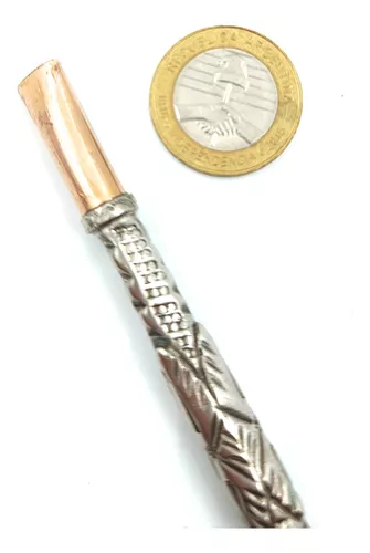 Bombilla Antigua Para Mate De Plata Y Oro Año 1920 -  Bombas de plata,  Joyería de plata hecha a mano, Oro plata