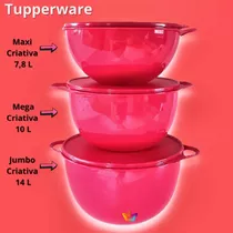 Tampa Mini Criativa 1,4 L e Tigela Maravilhosa 1 L 18,2cm - Comprar  Tupperware Online? Wareshop - Loja Mundo Tupperware