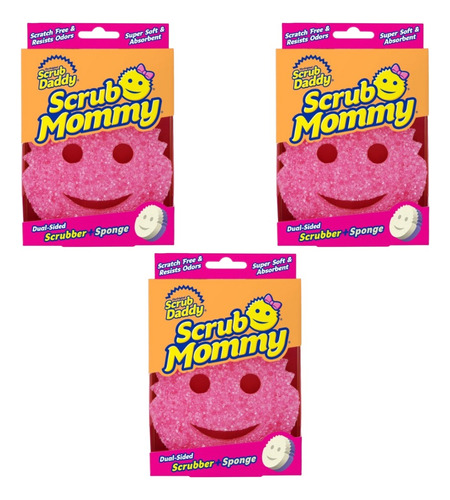 Scrub Mommy -  Esponja Original - X 3 Unds