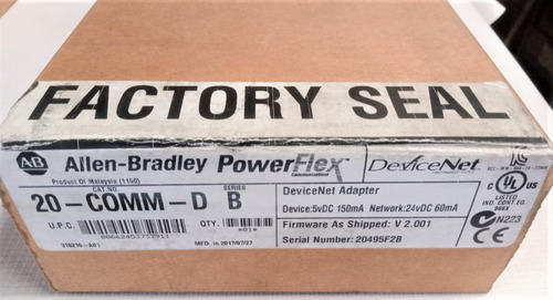 Allen Bradley 20-comm-d Adaptador Devicenet Sello Original 