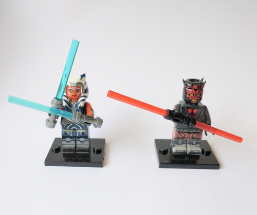 Ahsoka Tano Y Darth Maul Figura Star Wars Clone Wars