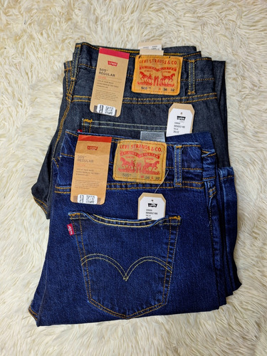 Lote Pantalones Levis 2 Pz 505 Regular Eco Ease 36x32. 