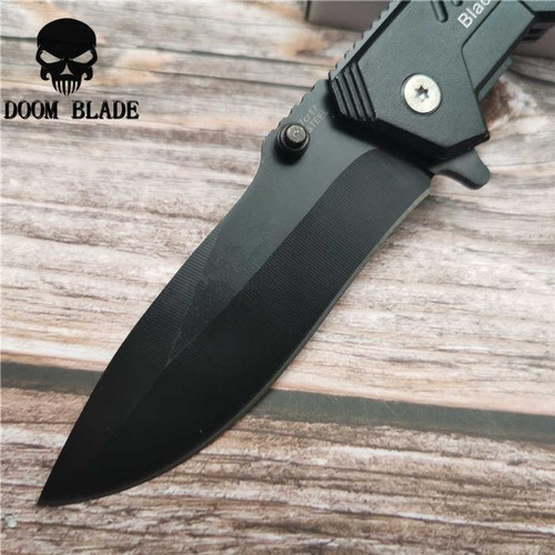 Navaja Para Campismo, Mxbrz-005, 5pzas, Cuchilla Pleg Color Negro