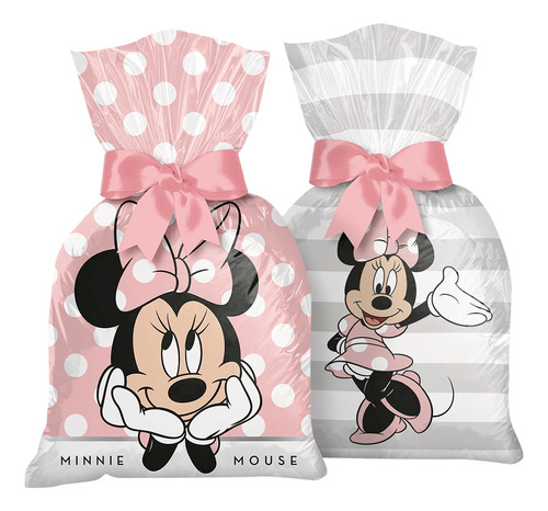 Sacolinhas Surpresas Minnie Rosa - Embalagem Promocional