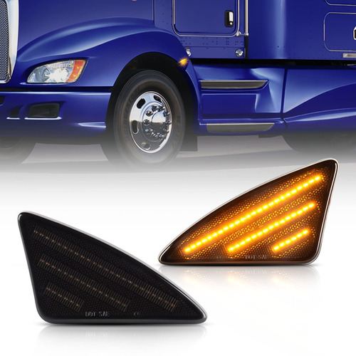 Gempro Luz Led Marcador Lateral Para Kenworth Ambar Señal