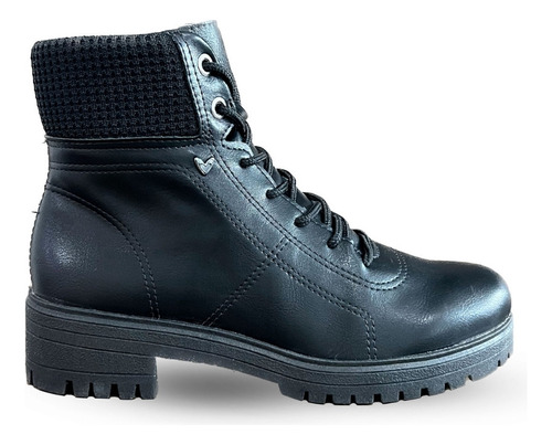 Bota Coturno Preto Cano Curto Mississipi Q8472-0004