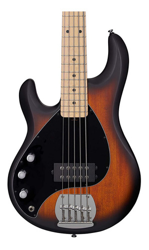 Imagen 2 de 4 de Bajo 5 Cuerd. Zurdo Stringray Sub Sterling Vintage Sunburst