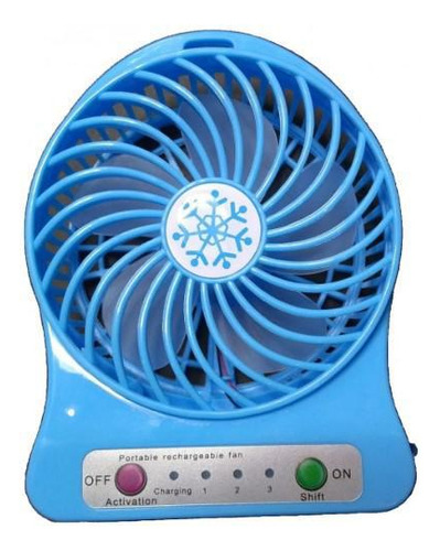 Mini Ventilador Portatil Inova Fan-8244 Azul