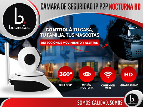 Camara De Seguridad Ip Motorizado P2p Wifi Vision Nocturna