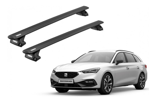 Barras Thule Seat León St 14-20 Ra / Wingbar Evo Black