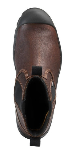 Imagen 3 de 6 de Zapato Caterpillar Throttle Nano Café Casquillo Waterproof