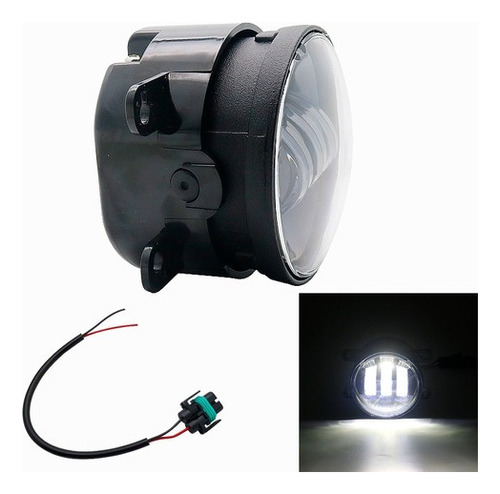 Par 4 Led Faros Niebla Universal Jeep Wrangler Luz Drl