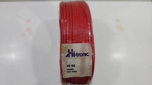 Cable Vehículo Calibre 20 Awg Color Rojo 20-rd
