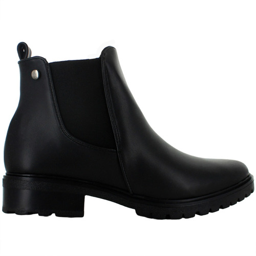 Fusion Botin Moda Vestir Elegante Polipiel Negro Mujer 82595