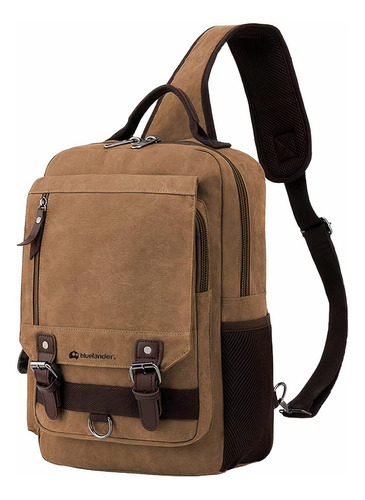 10 Mochilas Cruzada Pechera Impermeable Vintage Ajustable 