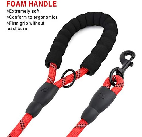 Coleira Plutue Plet Rope Para Cães De 6 Pés De Comprimento,