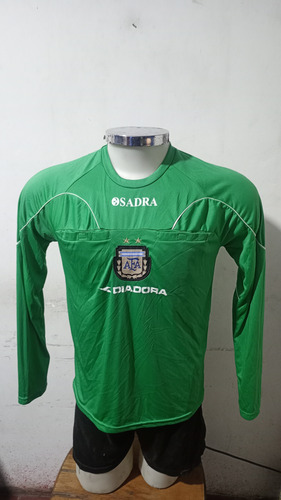 Camiseta De Arbitro Sadra Diadora Original Legitima Verde (Usado)