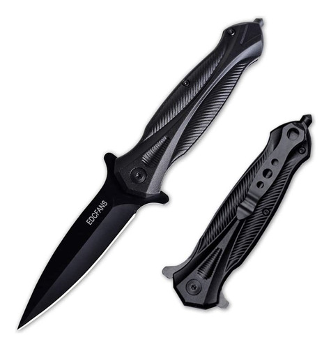 Edcfans Cuchillo De Bolsillo Plegable Edc: Rompecristales, A