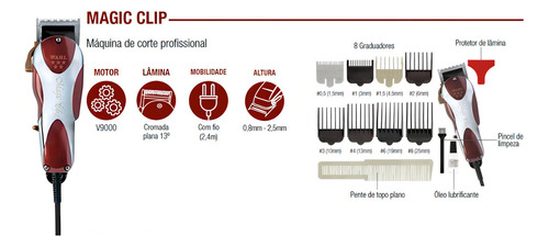 Clipper Wahl Magic Clip De Cable 5star Profesional