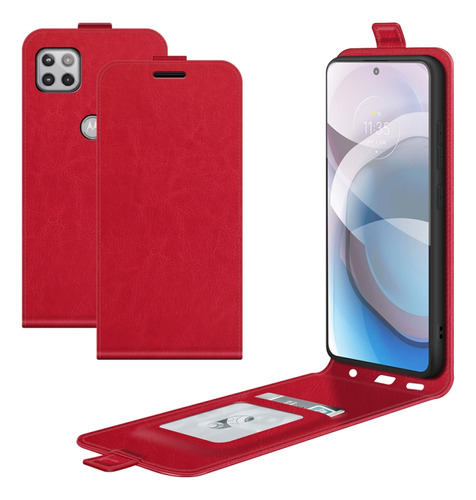 Carcasa De Tpu Con Tapa Vertical Para Motorola One 5g Ace R6